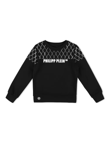 Sweatshirt Ls Crystal Plein