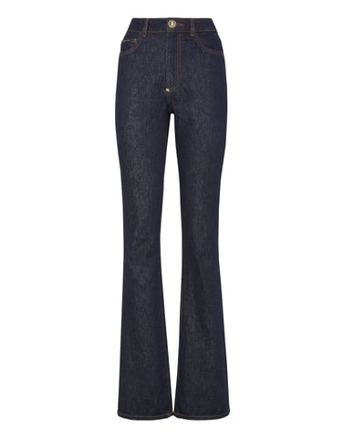 Jeans Flare Fit Skull