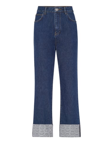Denim Trousers Loose Fit Monogram