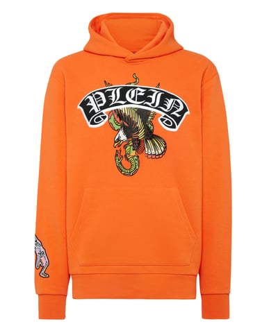 Hooded Sweatshirt Gothic Plein