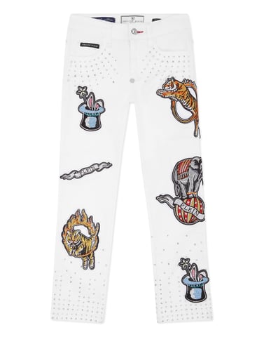 Denim Trousers Loose Fit Circus