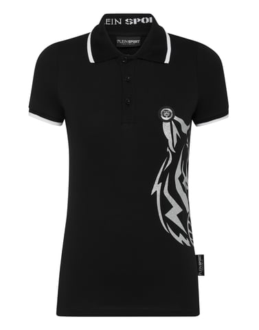 Polo Shirt Ss Glitter