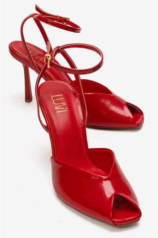 Slate Ankelrem Stilettopump