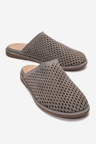 Melara Leather Slip On Mule