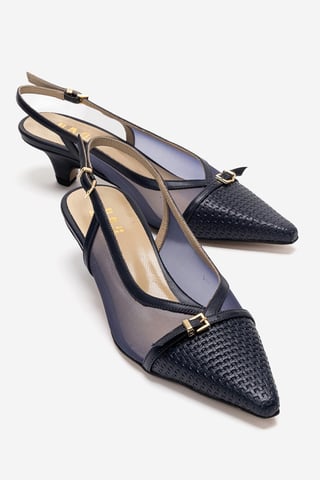 Laviera Mesh Slingback Pump