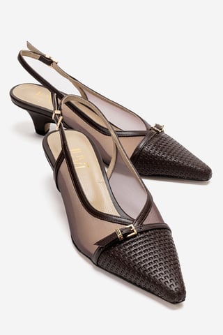 Laviera Mesh Slingback Pump