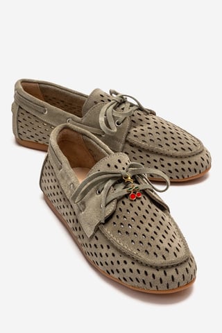 Stevo Leather Lace Up Loafer