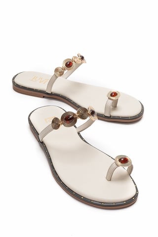 Martinez Leather Thong Sandal