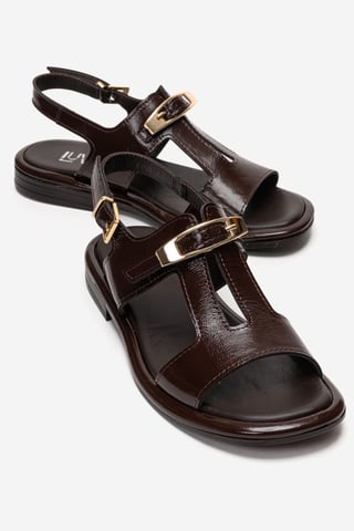 Auren Leather Buckle Sandal