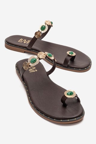 Martinez Leather Thong Sandal