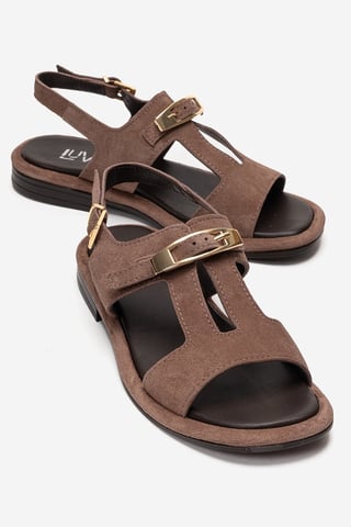 Auren Leather Buckle Sandal