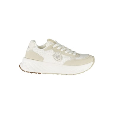Blauer White Polyurethane Women Sneaker