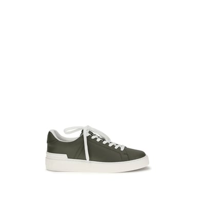 Balmain Bicolor Kalfsleren Bos Taurus Sneakers