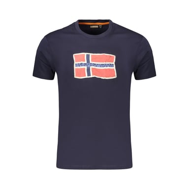 Napapijri Blauw Katoenen Heren T-Shirt