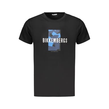 Bikkembergs Black Cotton Men T-Shirt