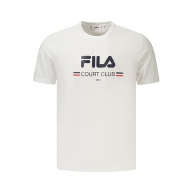 Fila White Cotton Mens T-Shirt