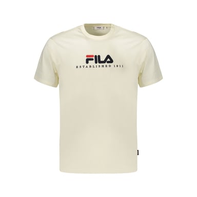 Fila Beige Cotton Men's T-Shirt