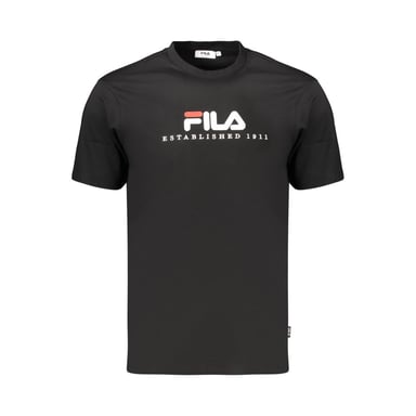 Fila Black Cotton Men's T-Shirt