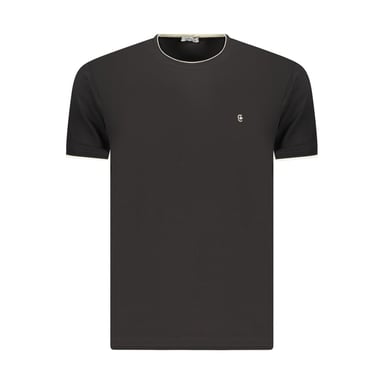 Coveri Moving Black Cotton Men's T-Shirt
