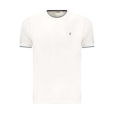 Coveri Moving White Cotton Men's T-Shirt