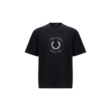 Fred Perry Zwarte Katoenen T-Shirt