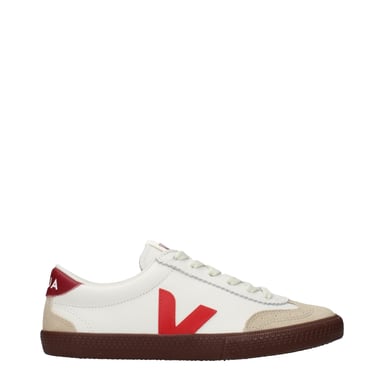 Veja White Leather Sneakers