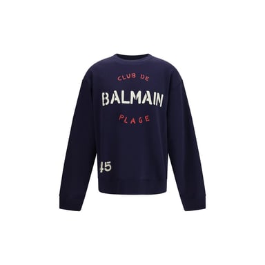 Balmain Blauw Katoenen Sweatshirt