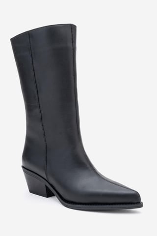 Juana Leather Pointed Toe Boot (Women)