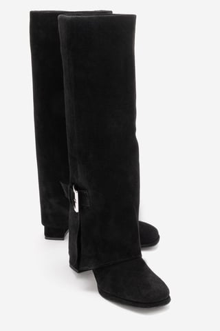 Lojo Leather Block Heel Boot (Women)