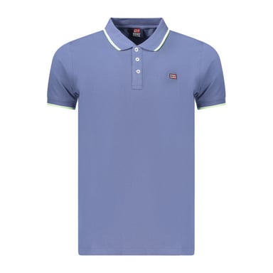 Norway 1963 Blue Cotton Men's Polo Shirt