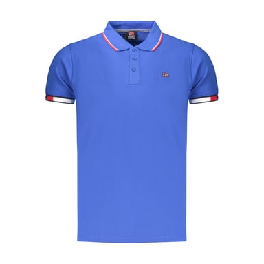 Norway 1963 Blue Cotton Men's Polo Shirt