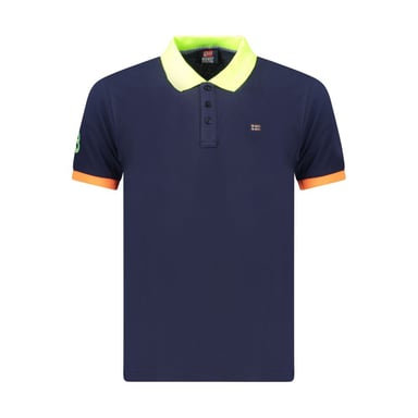 Norway 1963 Blue Cotton Men's Polo Shirt