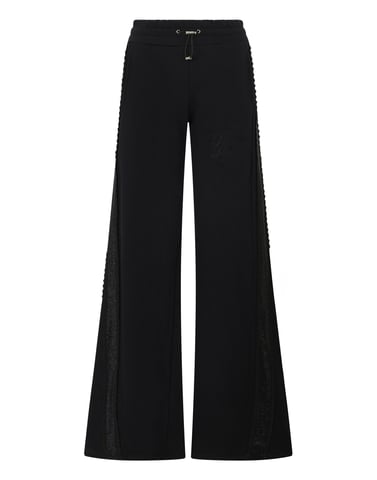 Skater Fit Tracksuit Pants Strass Band