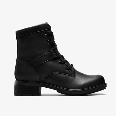 Hearth Parker Black Leather