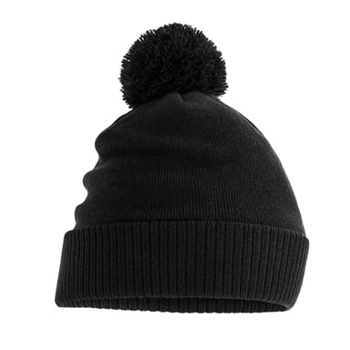 Beechfield Snowstar Thermische Muts (Zwart)