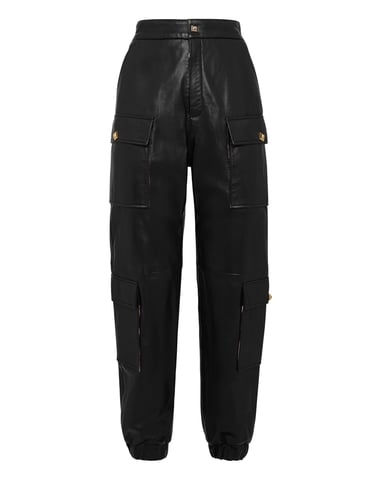 Leather Joggers
