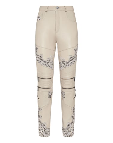 Leather Trousers Paisley