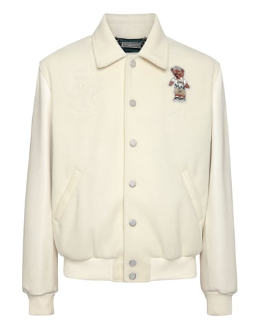 Leather Bomber Teddy