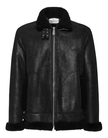 Leather Fitted Biker