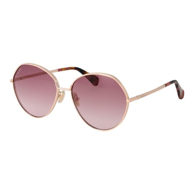 Max Mara Roségouden Metalen Zonnebril