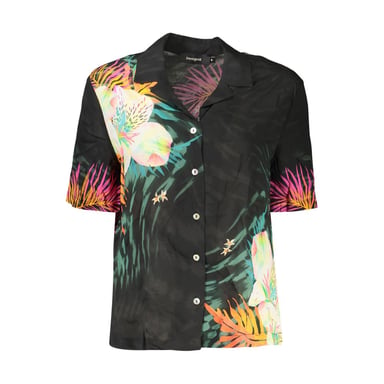 Desigual Black Viscose Womens Shirt