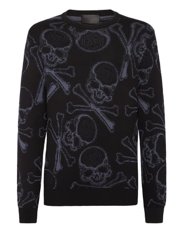 Pullover Round Neck Skull&Bones