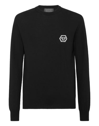 Pullover Round Neck Hexagon