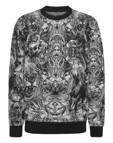 Pullover Round Neck Tattoo