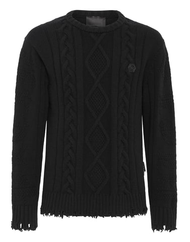 Pullover Round Neck Skull&Bones