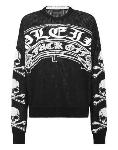 Pullover Round Neck Gothic Plein