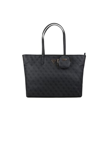 Guess Tote Bag Coal Logo