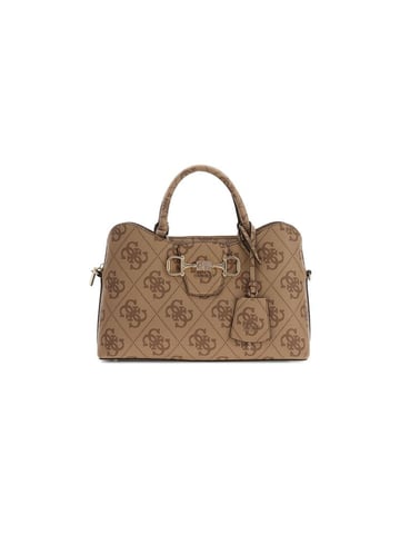 Guess Satchel Bag Latte Logo