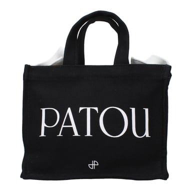 Patou Black Cotton Handbag