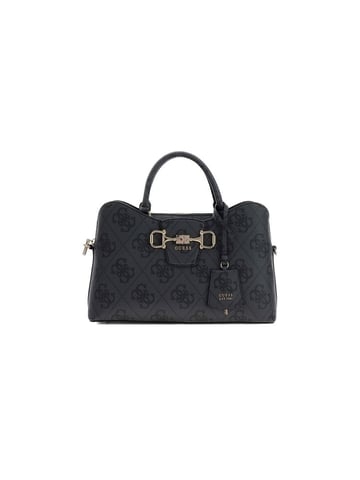 Guess Satchel Bag Coal Logo